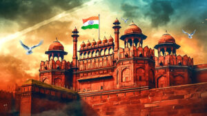 red fort flag